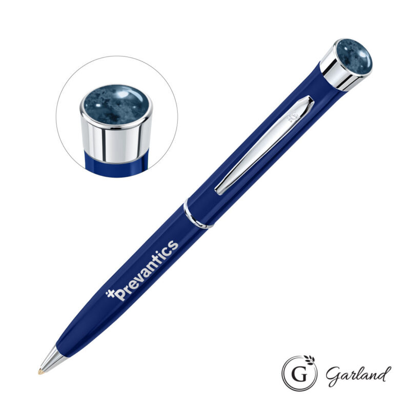 Garland® Color Aura Twist Ballpoint Pen - Chrome Accent - 2