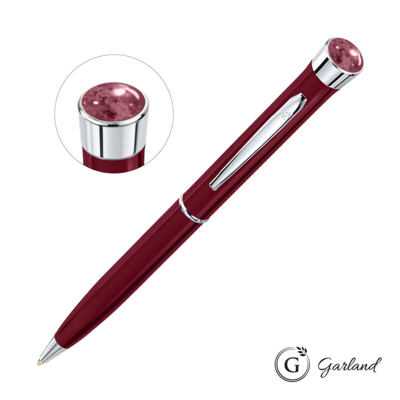 Garland® Color Aura Twist Ballpoint Pen - Chrome Accent - 9