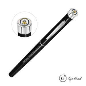 Garland® Color Custom Rollerball Pen - Chrome Accent