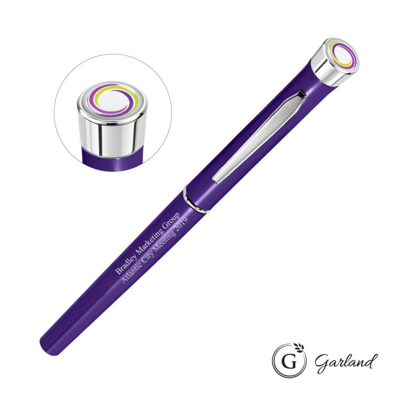 Garland® Color Custom Rollerball Pen - Chrome Accent - 5