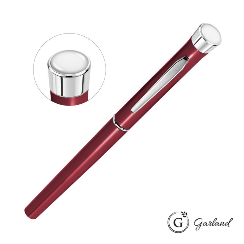 Garland® Color Custom Rollerball Pen - Chrome Accent - 8
