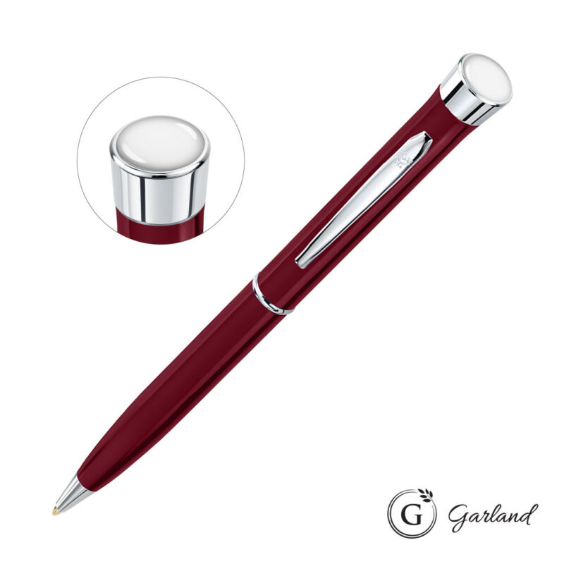 Garland® Color Custom Twist Ballpoint Pen - Chrome Accent - 9