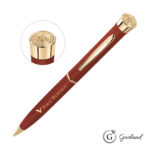 Garland® Color Matte Custom Emblem Twist Pen - Gold - 7