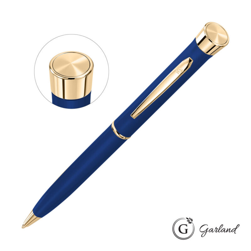 Garland® Color Matte Custom Emblem Twist Pen - Gold - 9