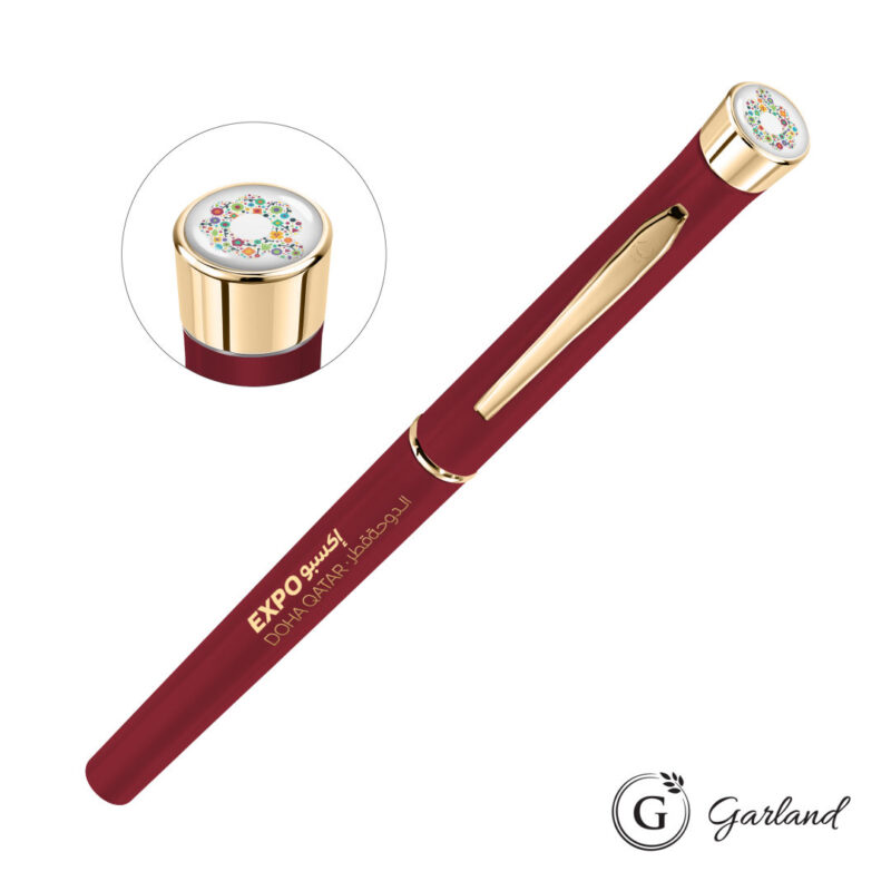 Garland® Color Matte Custom Rollerball Pen - Gold - 7