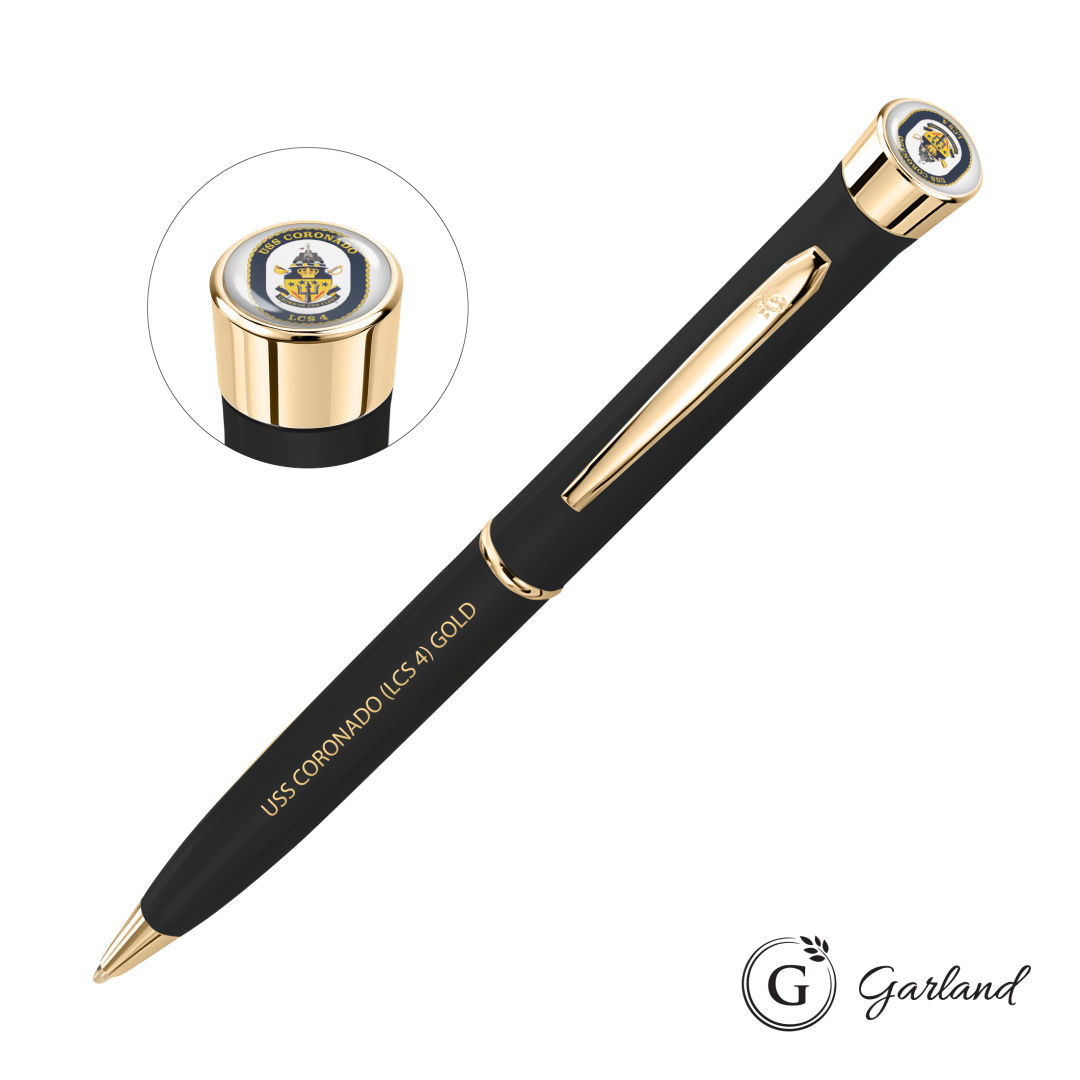 Garland® Color Matte Custom Twist Ballpoint Pen - Gold