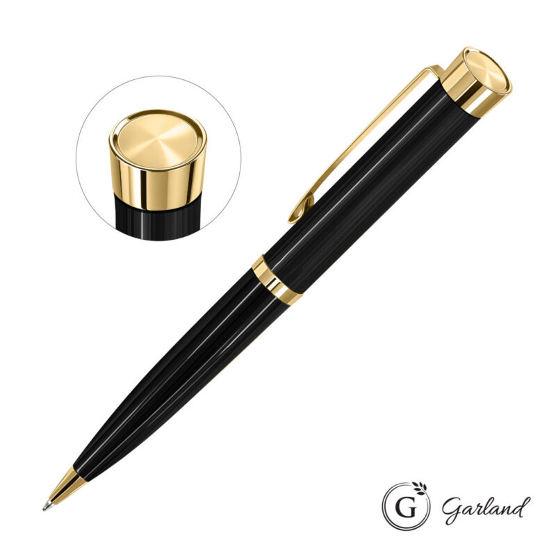 Garland® Executive Color Custom Emblem Ballpoint Pen - Gold - 4