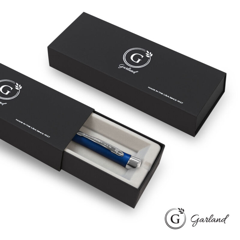 Garland® Executive Color Emblem Ballpoint Pen - Chrome - 1