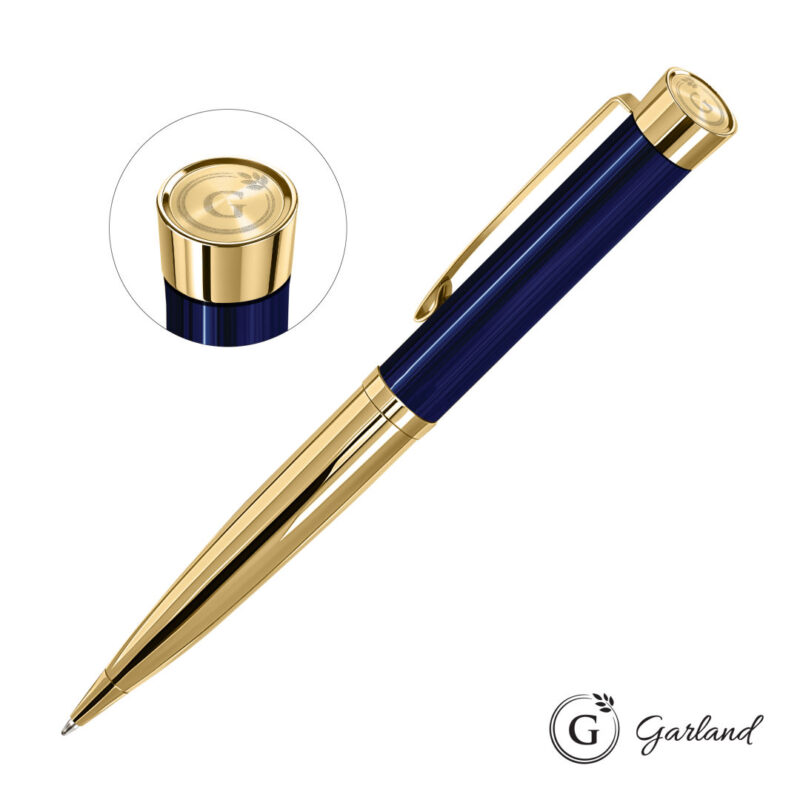Garland® Executive Emblem Monogram Twist Pen - Gold - 7