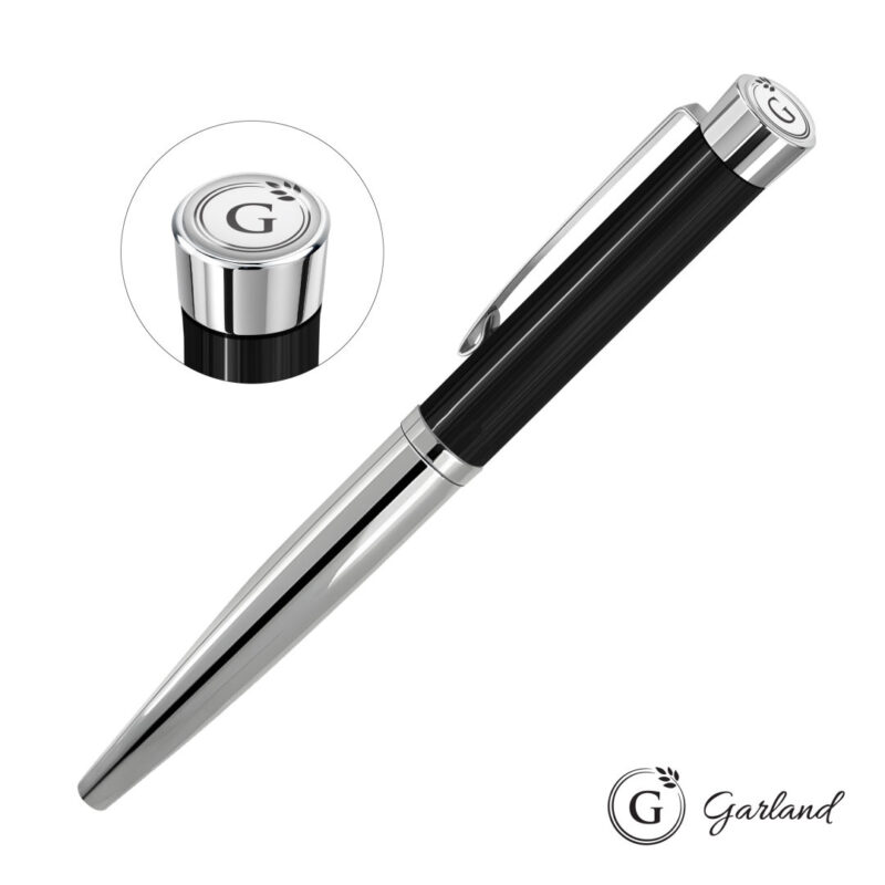 Garland® Executive Monogram Empire Felt Tip Pen - Chrome - 4