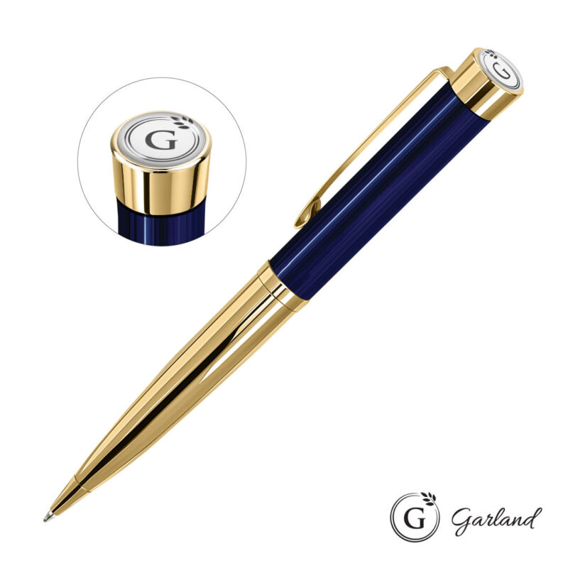 Garland® Executive Monogram Twist Ballpoint Pen - Gold - 5