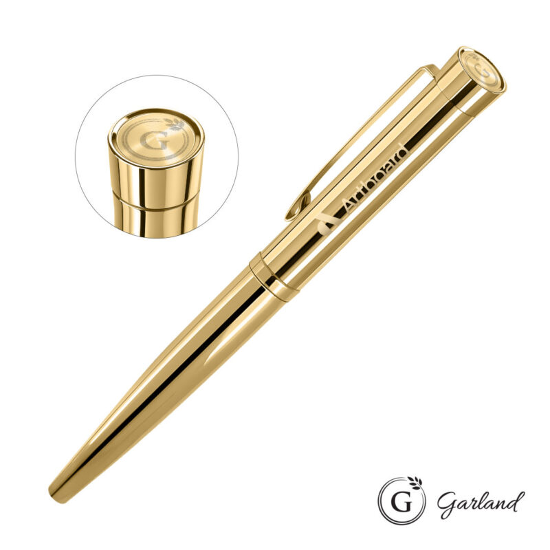 Garland®-Executive-Signature-Emblem-Rollerball-Pen-Gold-GAR108-RGE Garland® Executive Signature Emblem Rollerball Pen - Gold