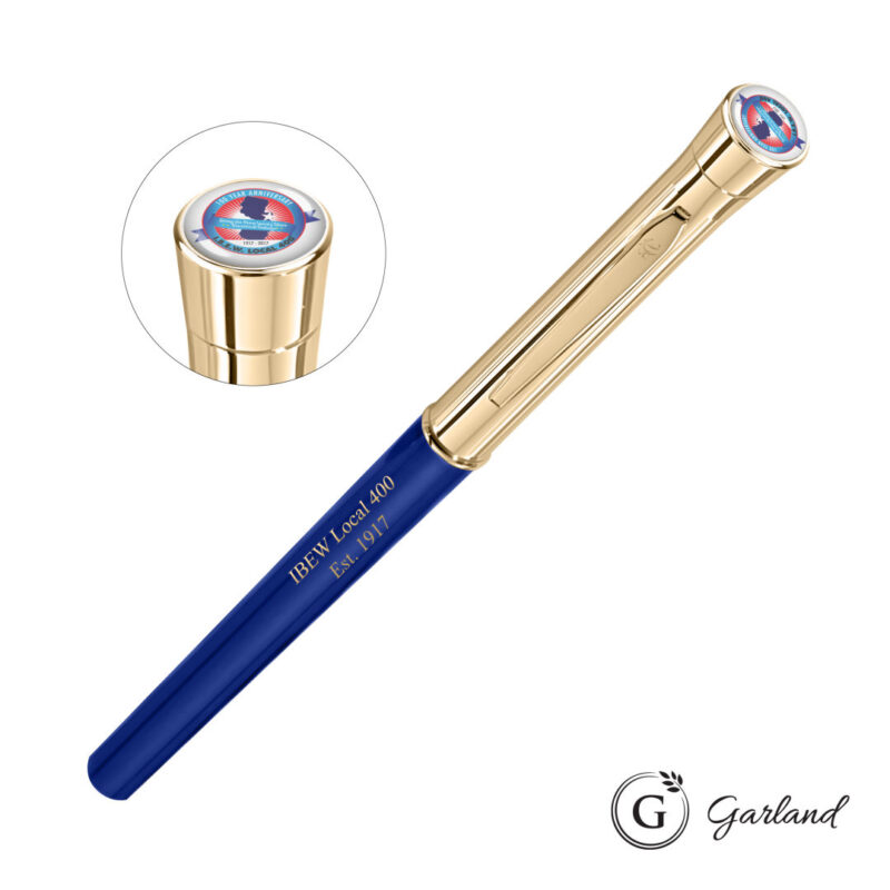 Garland® Monogram Custom Rollerball Pen - Gold - 2