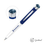 Garland® Patriot Aura Ballpoint Twist Pen - Chrome Accent - 2
