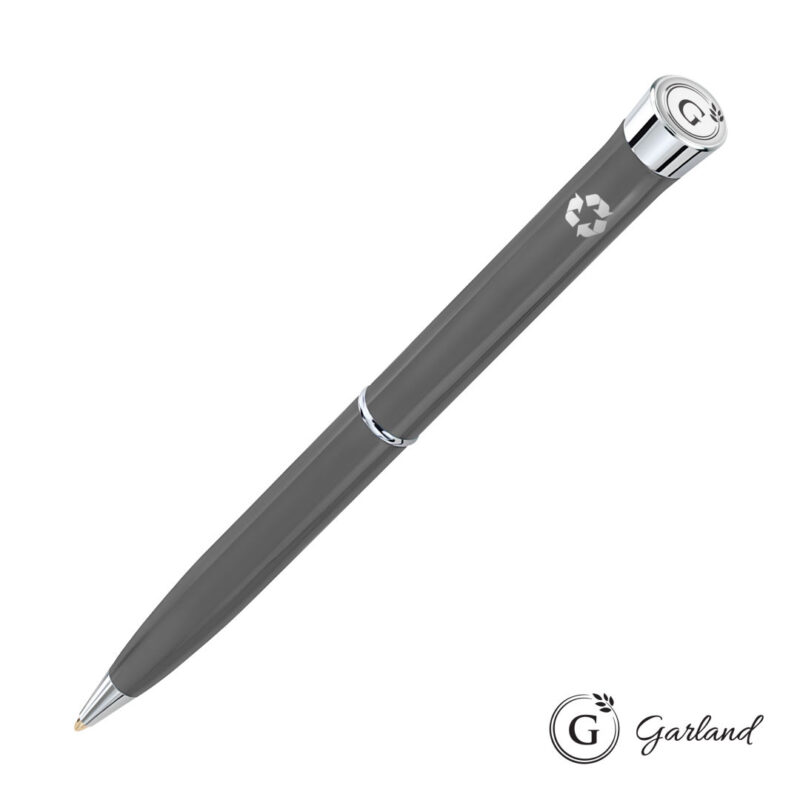 Garland® Recycled Ballpoint Twist Pen - Chrome Accent - 6