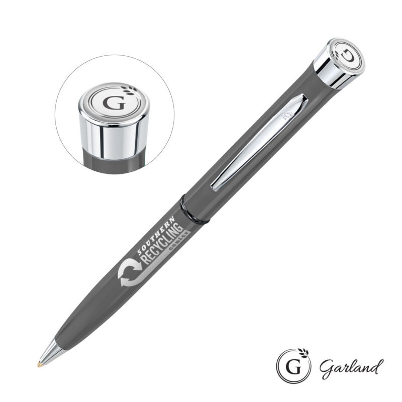 Garland® Recycled Ballpoint Twist Pen - Chrome Accent