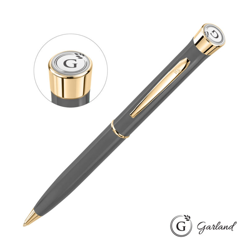 Garland® Recycled Ballpoint Twist Pen - Gold Accent - 9