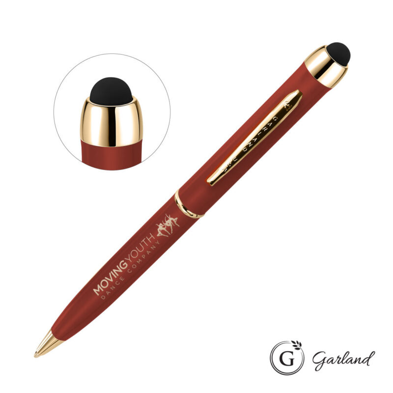 Garland® Stylus Matte Ballpoint Twist Pen - Gold - 3