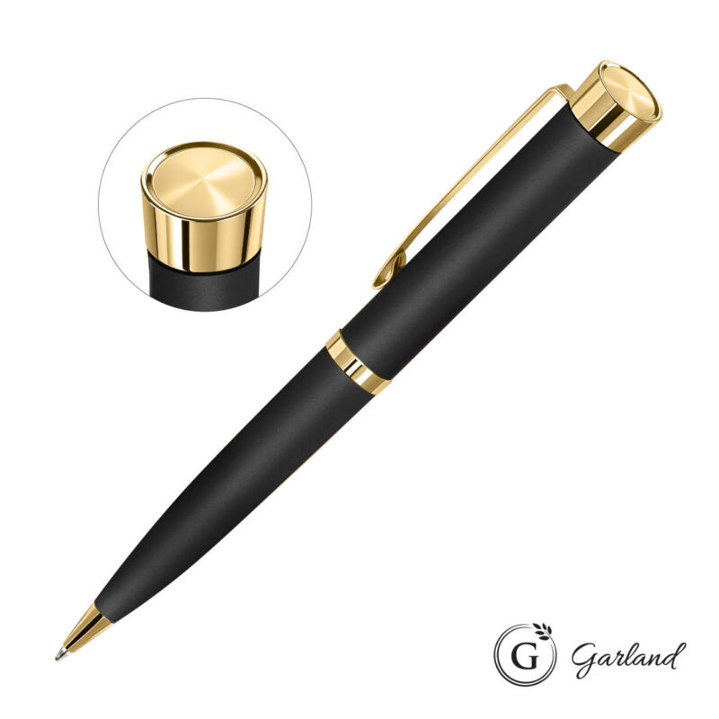 Garland® Executive Color Custom Emblem Ballpoint Pen - Gold - 7