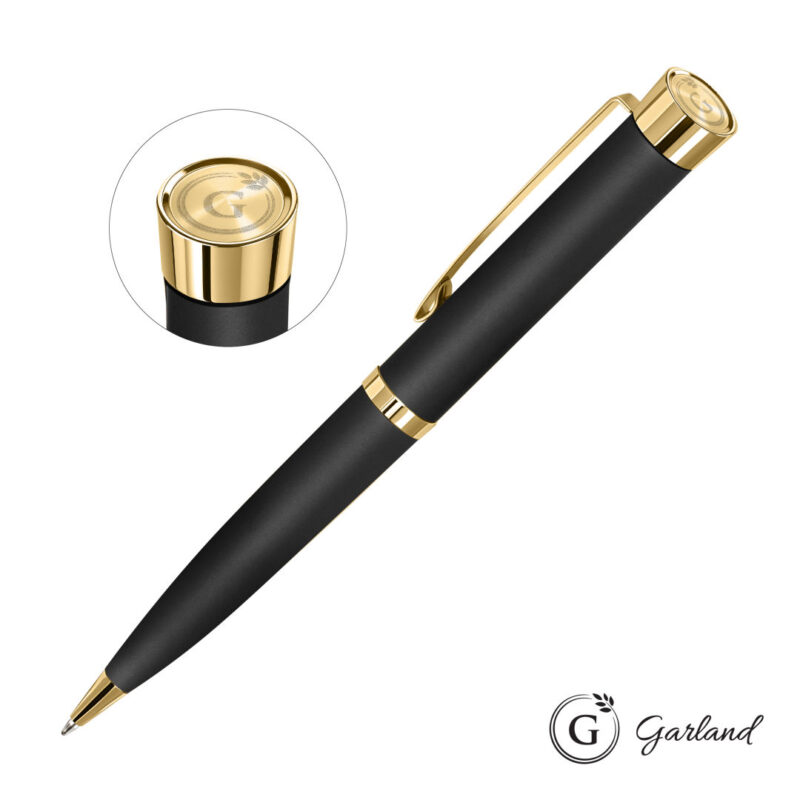 Garland® Executive Color Emblem Ballpoint Pen - Gold - 8