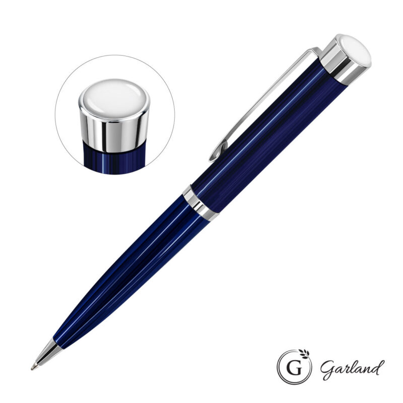 Garland® Executive Custom Color Ballpoint Twist Pen - Chrome - 8