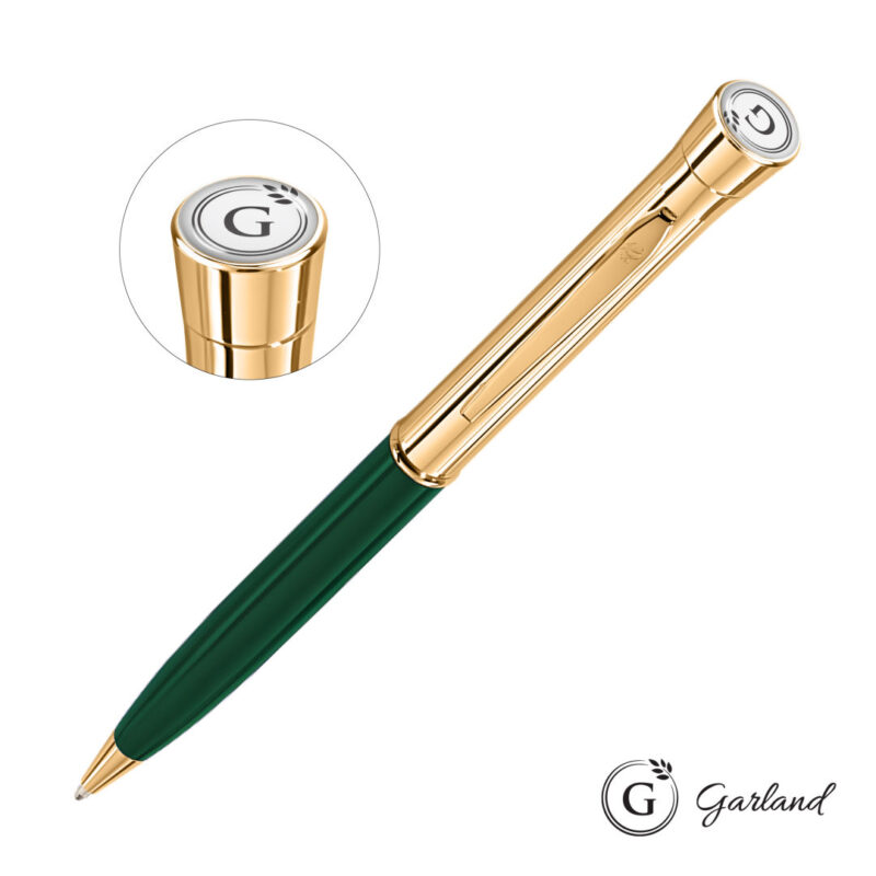 Garland® Monogram Twist Ballpoint Pen - Gold - 9
