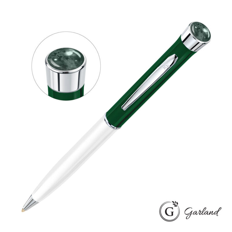 Garland® Patriot Aura Ballpoint Twist Pen - Chrome Accent - 9